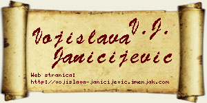 Vojislava Janičijević vizit kartica